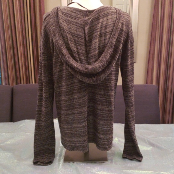 nwot Lightweight marled gray volcom hoodie - Picture 2 of 2